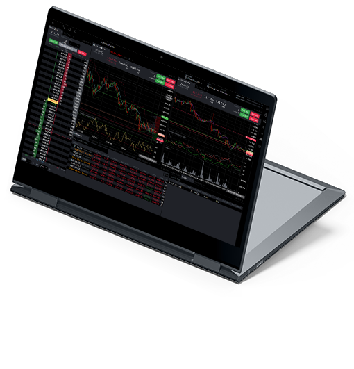 Tablet running NinjaTrader